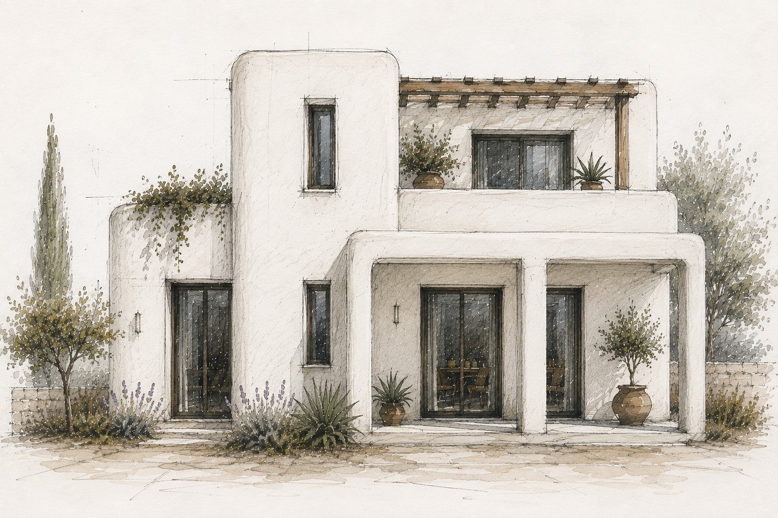 Meco Alfarim — Architectural Sketch